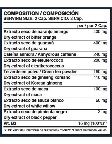 Thermo X 90 Capsulas - Erix nutrición