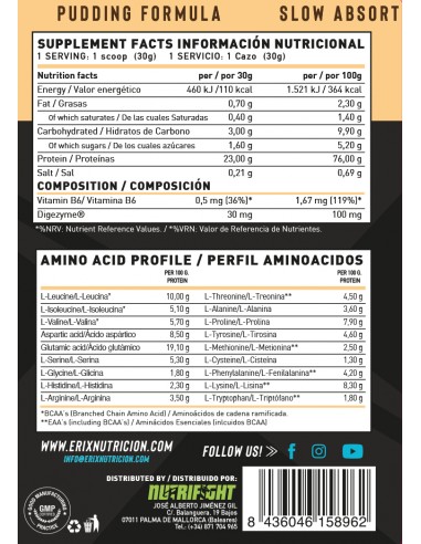 Casein night 1 kg Cookies - Erix