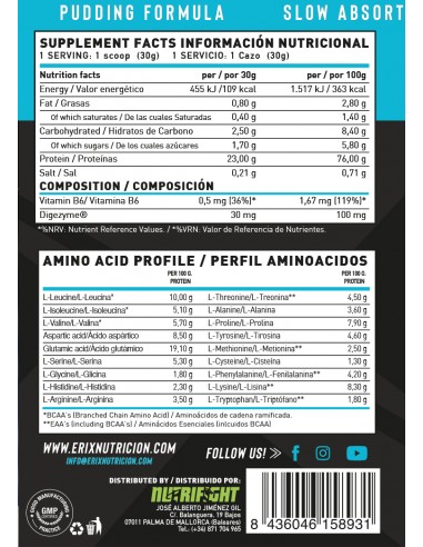 Mousse Casein 1 kg (Sabor Oreo)