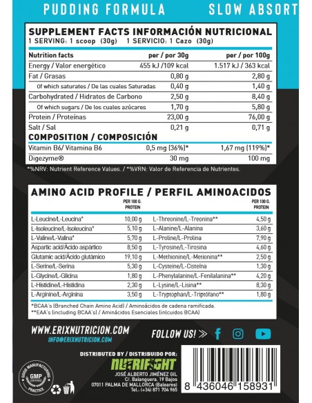 Mousse Casein 1 kg (Sabor Oreo)