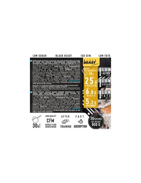 ISO Zero Black 900 Gr  Gelato Stracciatella