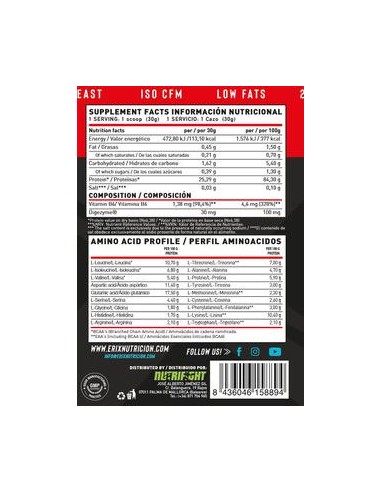 ISO Zero Black 900 Gr  NutChoco - Erix 