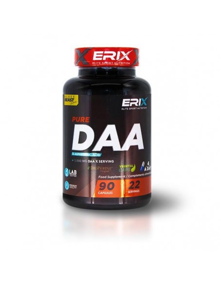 DAA 750 MG vegan 90 capsulas - Erix Nutrición