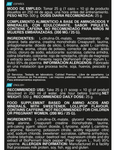 EXPLOSIVE STRENGTH PIRULETA 500 GR ERIX PIRULETA