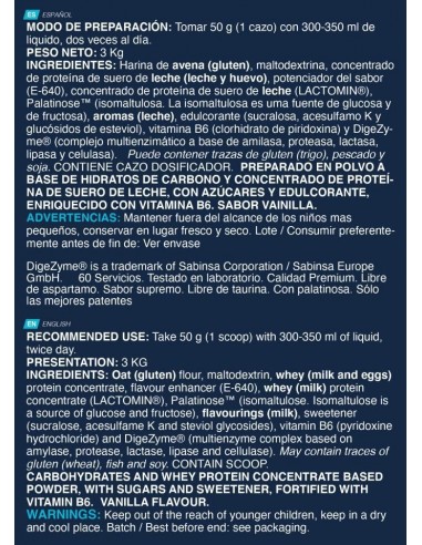 Titan Gainer vainilla 3 kg - Erix Nutrición