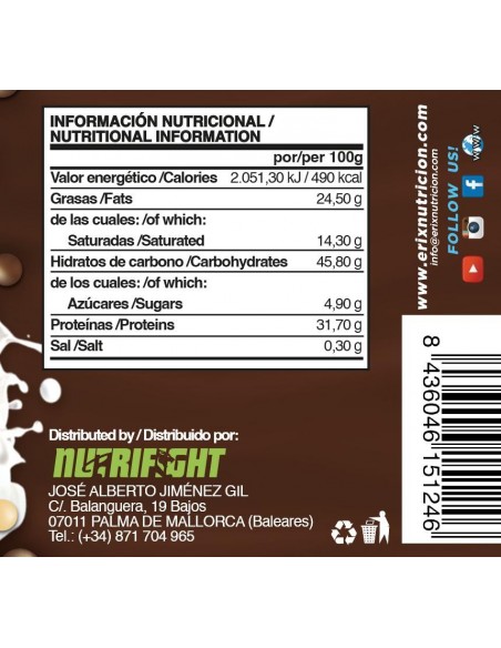 BOMBS protein Mix Choco y choco blanco - Erix Nut