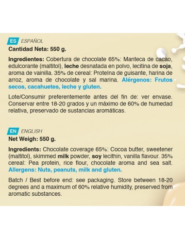 BOMBS protein Chocolate Blanco - Erix Nutrición