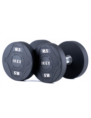 Ikex Mancuerna goma 12,5kg