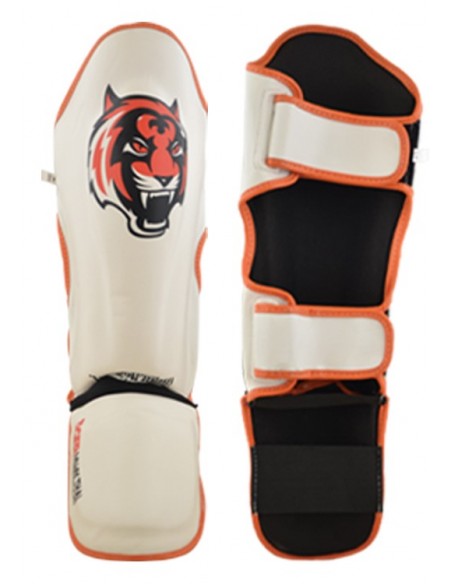 Espinillera tobillera  Tiger  Piel Blanco ES-538 L