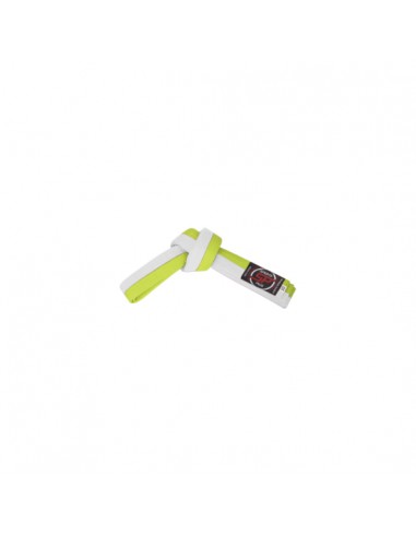 Cinturón sportsplus bicolor 285 Amarillo/Verde