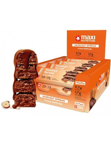 Barrita Waffle Hazelnut Spread Protein 39g x 12ud