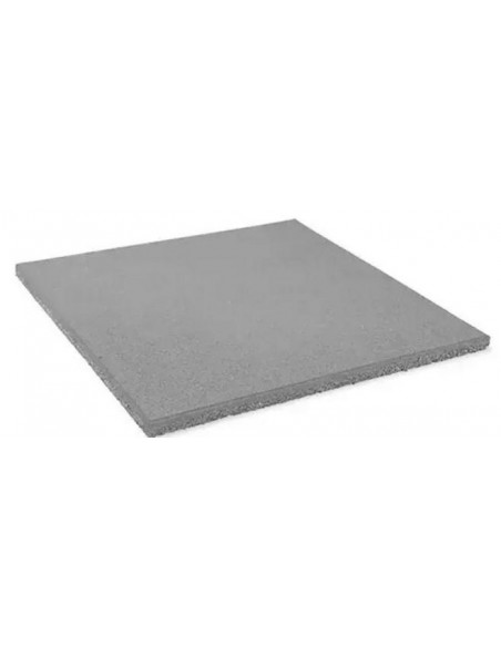 Loseta caucho 1 x 1 m  20 mm Gris