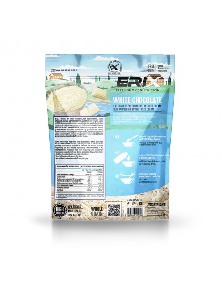 Crema de arroz Rice cream 1 kg white chocolate -