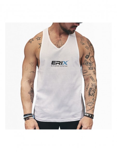 Camiseta tirante- Erix Nutrición Blanca Talla L