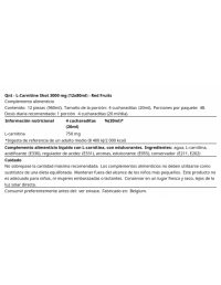 L-Carnitine 3000 Shot 12x80 Ml QNT 2