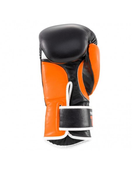 Guantes Thai  TMT  12 OZ Negro/naranja Bruiser