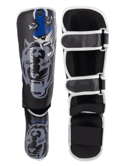 Espinilleras TMT Kids Negro/Azul S Bruiser 